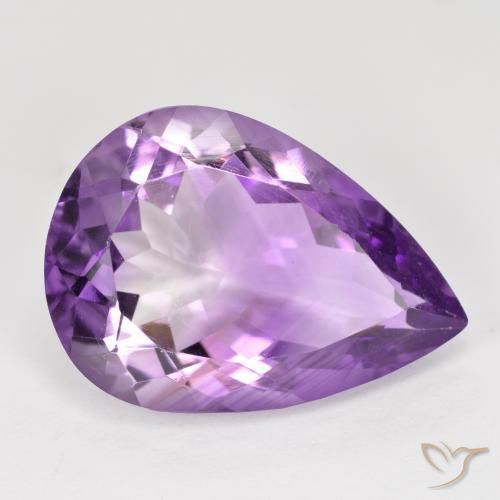 8.04克拉天然紫水晶，梨形，VVS-VS