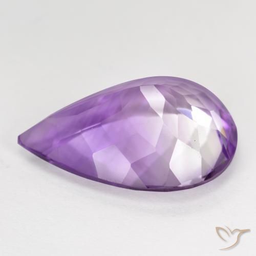 8.04克拉天然紫水晶，梨形，VVS-VS