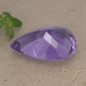 5.94克拉天然紫水晶，梨形，VS