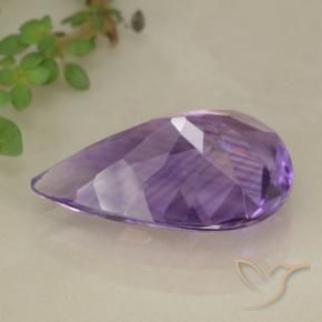 4.03克拉天然紫水晶，梨形，VS
