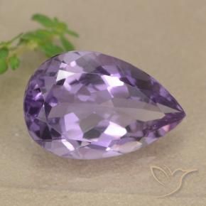 5.22克拉天然紫水晶，梨形，VVS-VS