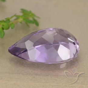 5.22克拉天然紫水晶，梨形，VVS-VS