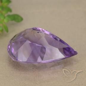 4.90克拉天然紫水晶，梨形，VVS-VS