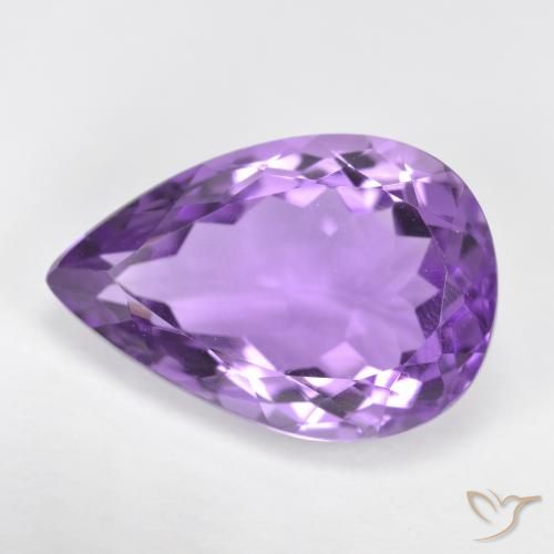 4.63ct 天然 深紫罗兰色 紫水晶, 梨形, VVS-VS