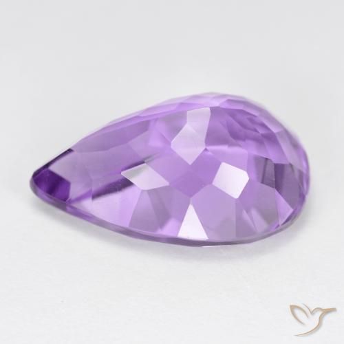 4.63克拉天然紫水晶，梨形，VVS-VS