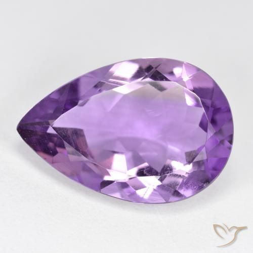 8.35ct 天然 深紫罗兰色 紫水晶, 梨形, VVS-VS