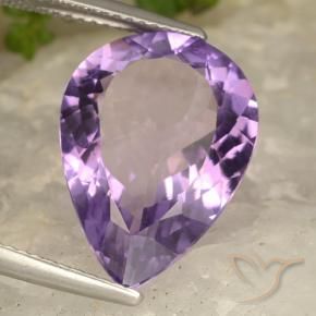 8.70克拉天然紫水晶，梨形，VVS-VS