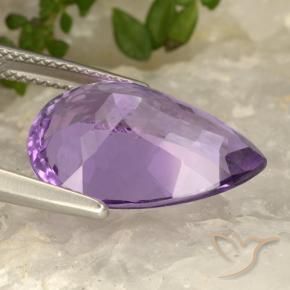 8.70克拉天然紫水晶，梨形，VVS-VS