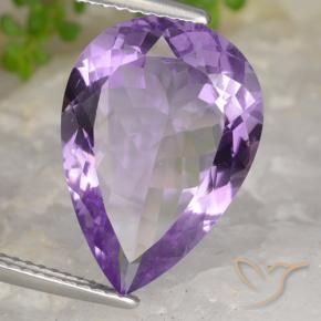 8.47克拉天然紫水晶，梨形，VVS-VS