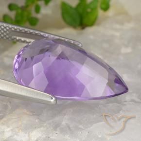 8.47克拉天然紫水晶，梨形，VVS-VS