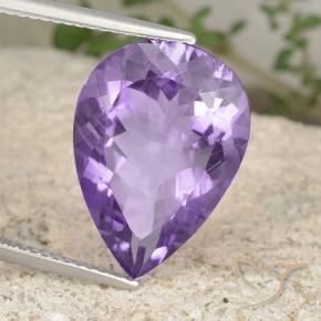 8.45克拉天然紫水晶，梨形，VS