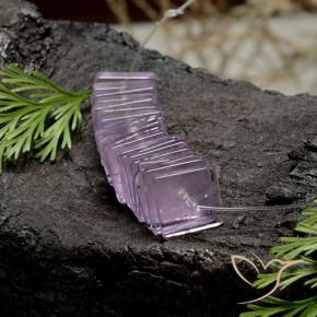 15.55克拉天然紫水晶，正方形，透明