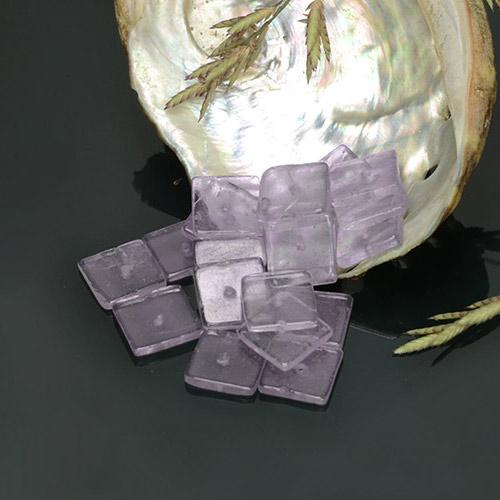 12.82克拉天然紫水晶，正方形，透明