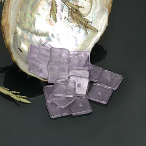 12.82克拉天然紫水晶，正方形，透明