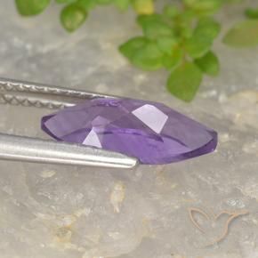 1.49克拉天然紫水晶，榄尖形，VS