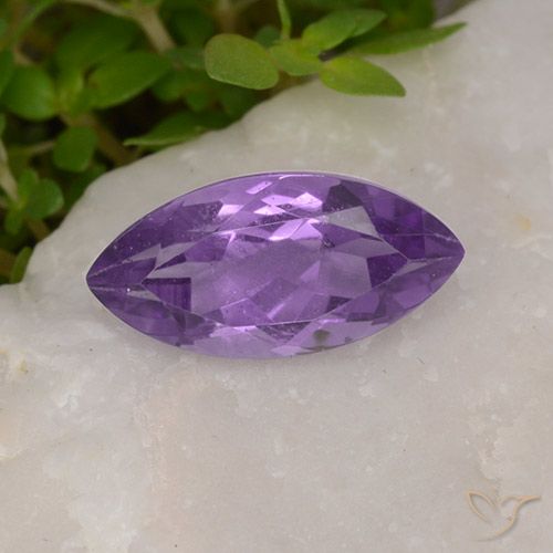1.94克拉天然紫水晶，榄尖形，VS