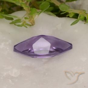 1.58克拉天然紫水晶，榄尖形，VS
