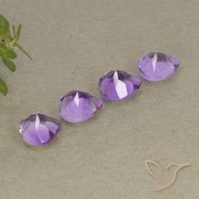 2.75克拉天然紫水晶，心形，VVS-VS