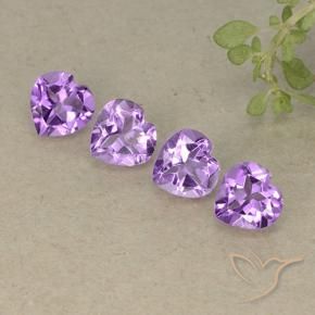 2.83克拉天然紫水晶，心形，VVS-VS
