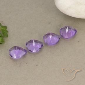 2.80克拉天然紫水晶，心形，VVS-VS