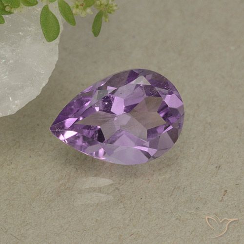 1.81ct 天然 鸢尾紫 紫水晶, 梨形, VS
