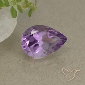 1.81克拉天然紫水晶，梨形，VS