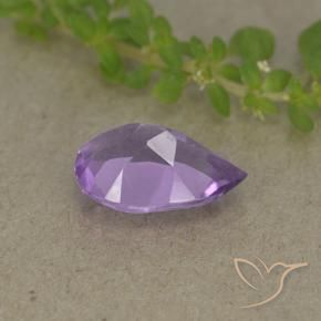 1.56克拉天然紫水晶，梨形，VVS-VS