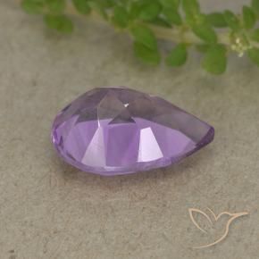 1.83克拉天然紫水晶，梨形，VVS-VS