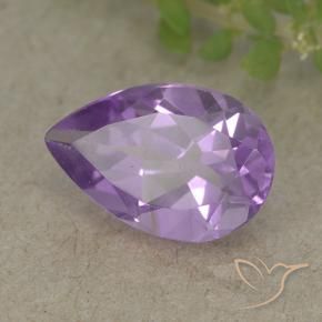 1.58克拉天然紫水晶，梨形，VVS-VS