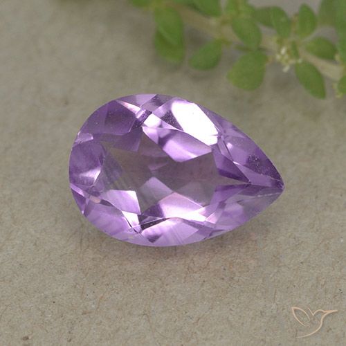 1.80ct 天然 中紫 紫水晶, 梨形, VVS-VS