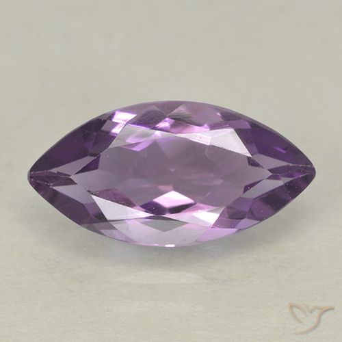 1.62ct 天然 中紫 紫水晶, 榄尖形, VS