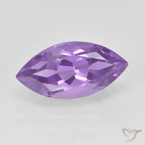 1.97ct 天然 中紫 紫水晶, 榄尖形, VS