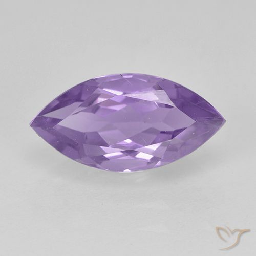 1.92ct 天然 中紫 紫水晶, 榄尖形, VS