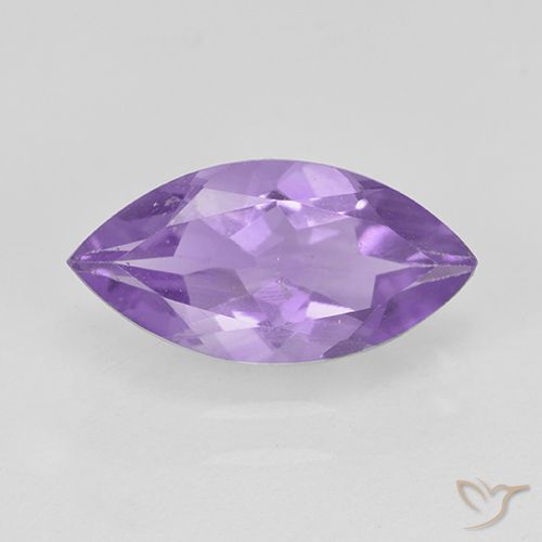 1.45ct 天然 中紫 紫水晶, 榄尖形, VS