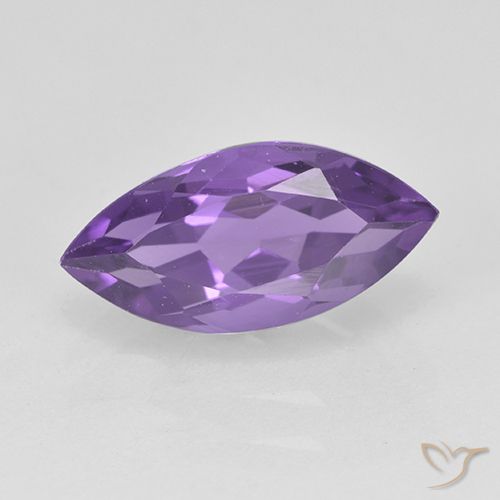 1.92ct 天然 中紫 紫水晶, 榄尖形, VS