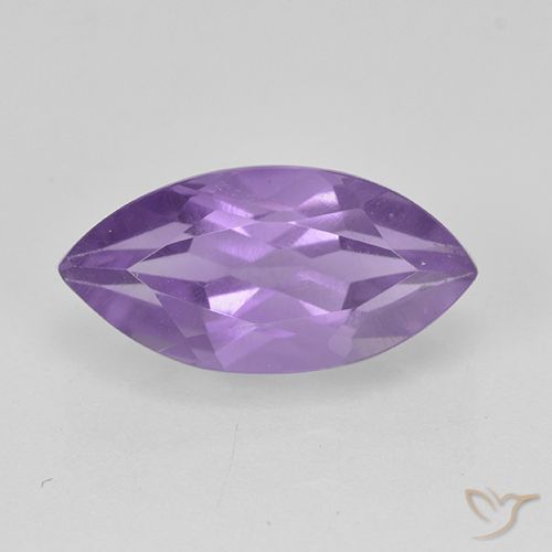1.99ct 天然 中紫 紫水晶, 榄尖形, VS