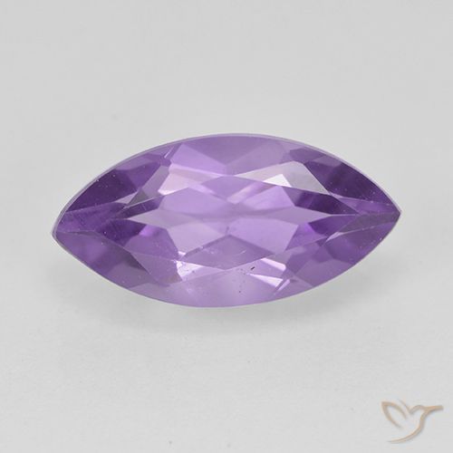 1.73ct 天然 中紫 紫水晶, 榄尖形, VS