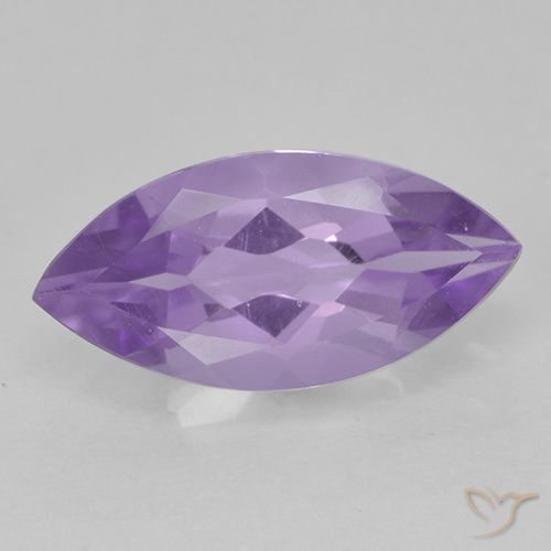 1.56ct 天然 中紫 紫水晶, 榄尖形, VS