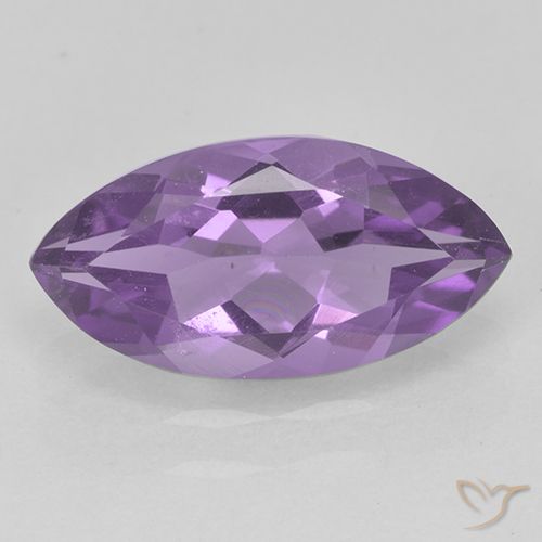 1.58ct 天然 鸢尾紫 紫水晶, 榄尖形, VS