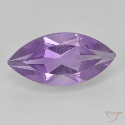 1.55ct 天然 粉红色鸢尾紫 紫水晶, 榄尖形, VS