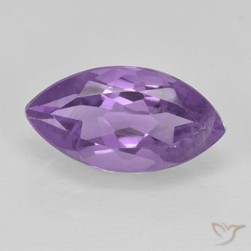 1.64ct 天然 中紫 紫水晶, 榄尖形, VS