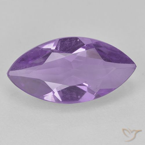 1.35ct 天然 中紫 紫水晶, 榄尖形, VS