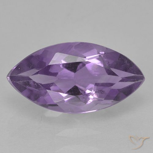 1.82ct 天然 中紫 紫水晶, 榄尖形, VS
