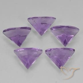 2.96克拉天然紫水晶，胖三角形，VS