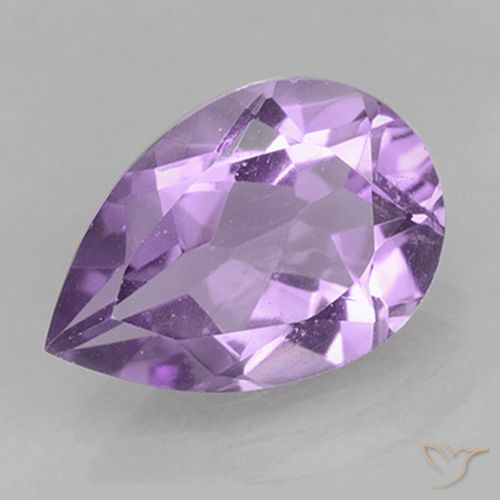 1.69ct 天然 中紫 紫水晶, 梨形, VVS-VS