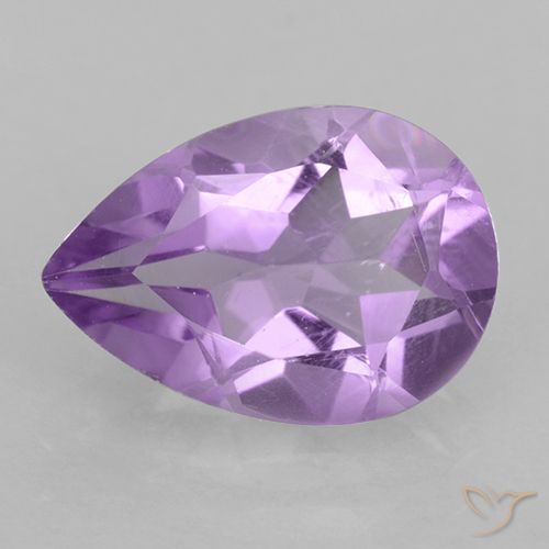 1.70ct 天然 中粉紫 紫水晶, 梨形, VVS-VS