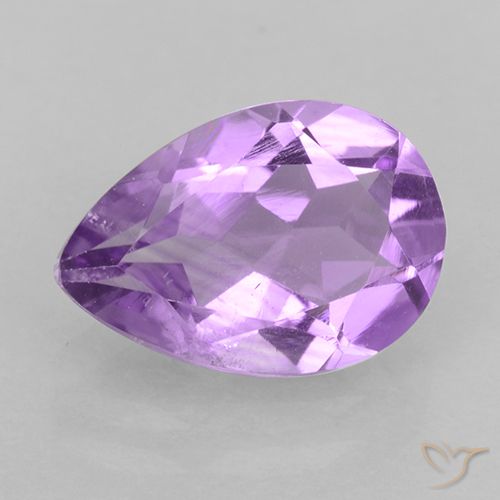 1.67ct 天然 中粉紫 紫水晶, 梨形, VVS-VS