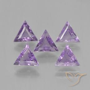 2.99克拉天然紫水晶，胖三角形，VS