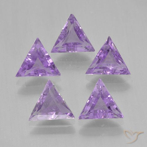 2.63ctw 天然 中紫 紫水晶, 胖三角形, VS