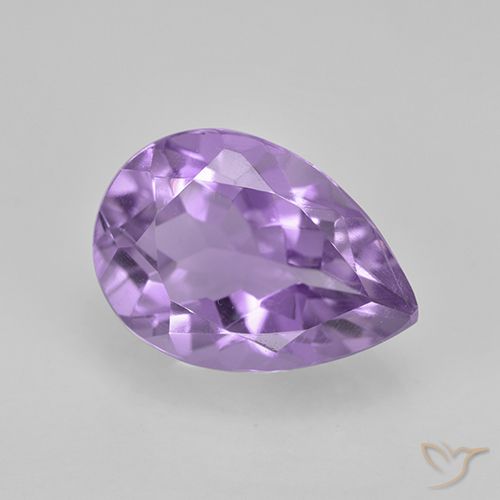 1.95克拉天然紫水晶，梨形，VVS-VS
